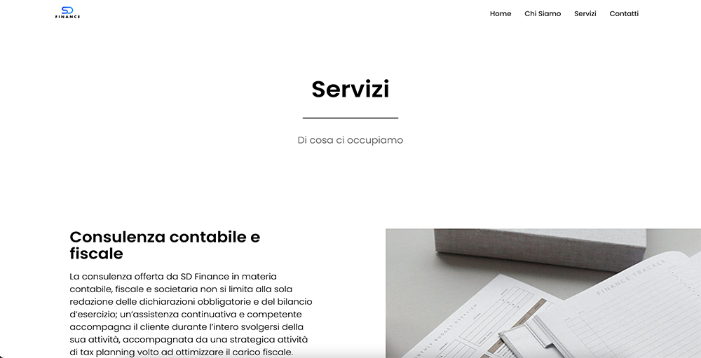 sd-finance riccardo malacrida web design